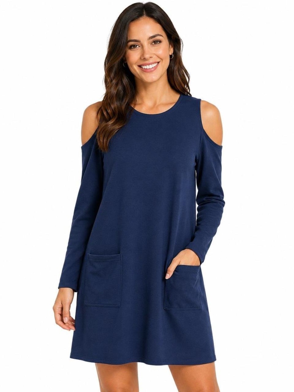 Abercrombie & Fitch Grey Cold shoulder dress
